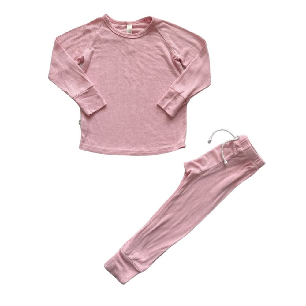 Childhoods Peony Modal Rib Knit Set Size 3T